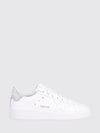 purestar low-top sneakers in leather and glitter mesh with logo