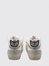 mid-star leather and suede sneakers with distressed effect