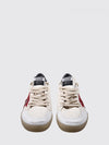 ball star low-top nappa and crackle leather sneakers with distressed effect