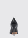 duchesse calfskin leather pumps with high stiletto heel