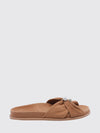 rafi suede slide sandals with pearls and rhinestones