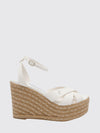 korra high wedge sandals in nappa with ankle strap