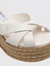 korra high wedge sandals in nappa with ankle strap