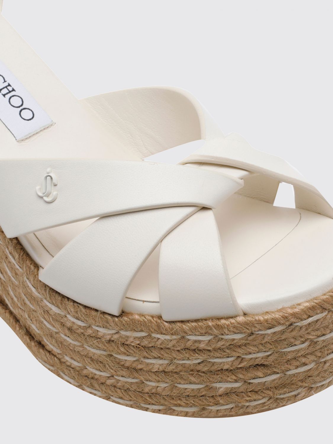 korra high wedge sandals in nappa with ankle strap