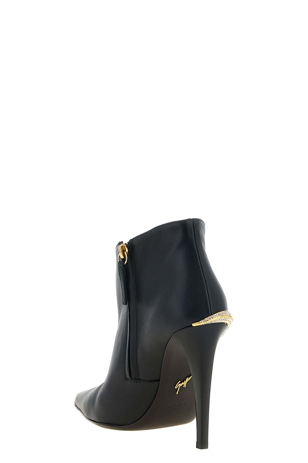 giuseppe zanotti desire ankle boots define a tapered silhouette through a rigo