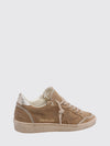 ball star distressed suede calfskin low-top sneakers
