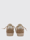 ball star distressed suede calfskin low-top sneakers