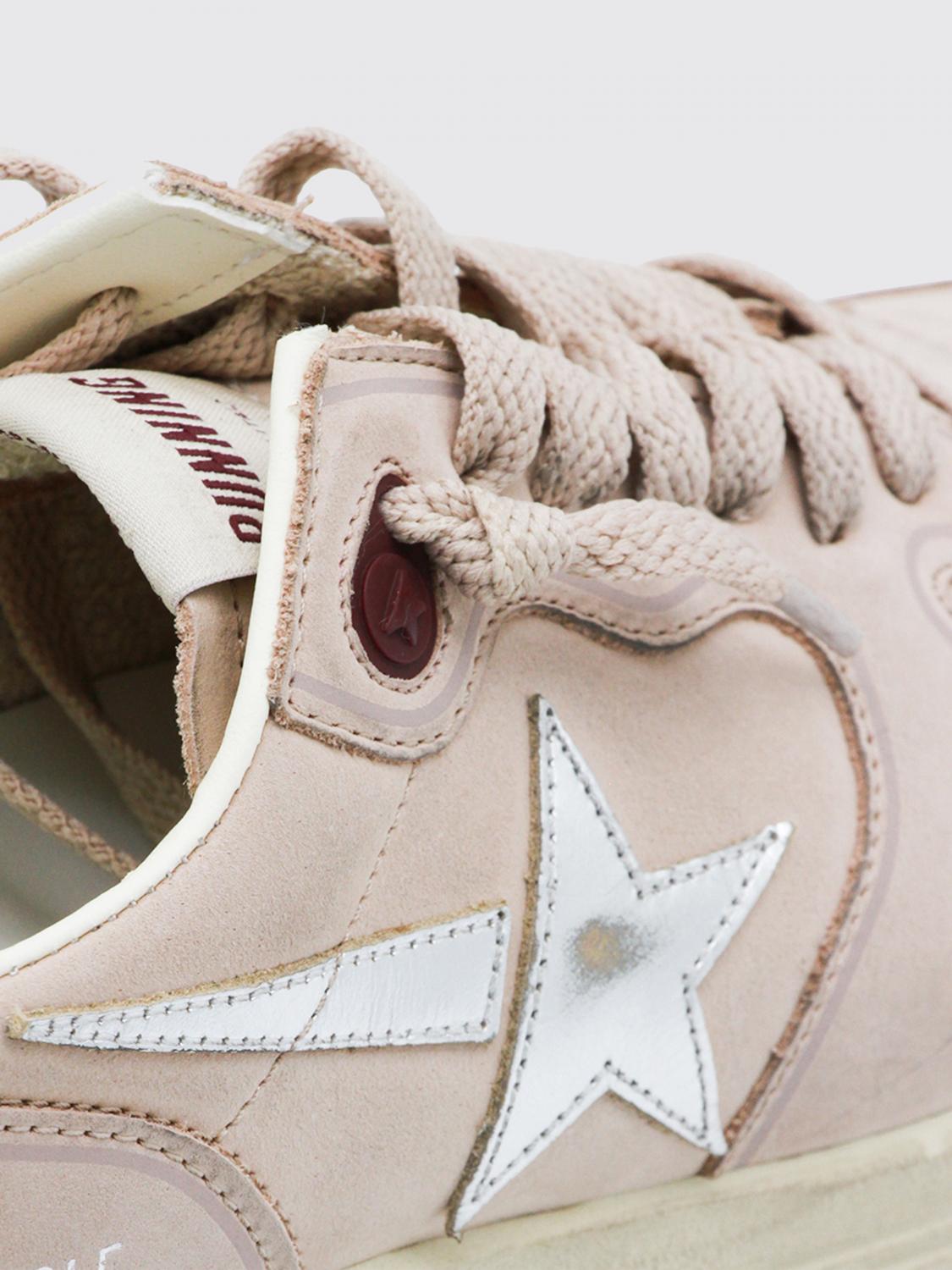 running sole leather sneakers with distressed chunky sole