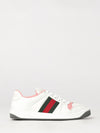 screener sneakers in fabric and leather with web stripe detail
