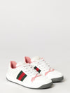 screener sneakers in fabric and leather with web stripe detail