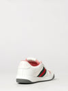 screener sneakers in fabric and leather with web stripe detail