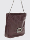 pilgrim jewel buckle mini nappa leather bucket bag