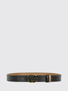 reversible gg marmont calfskin belt with monogram buckle