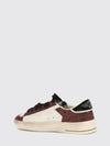 stardan calfskin leather sneakers with glitter details