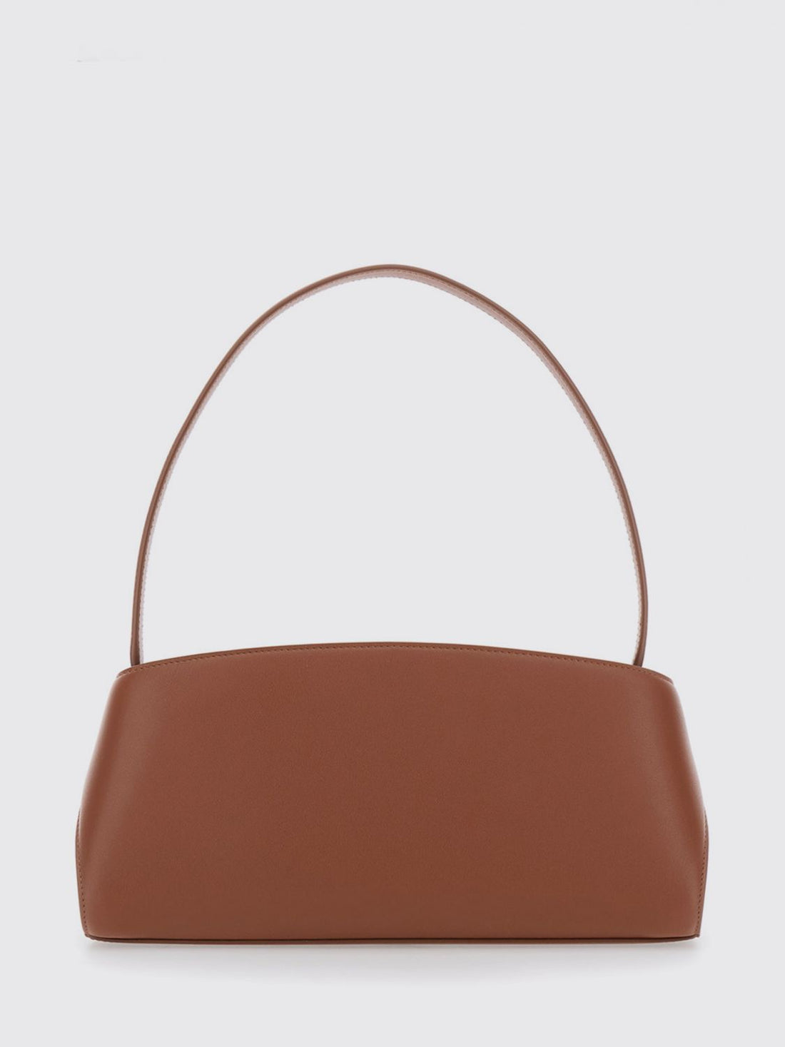FERRAGAMO OS hug east-west smooth calfskin shoulder bag with zip