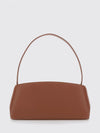 hug east-west smooth calfskin shoulder bag with zip