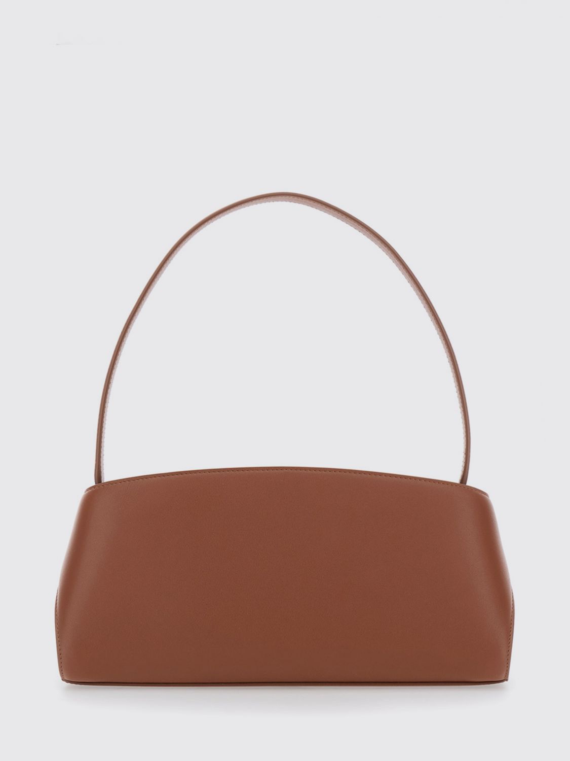 hug east-west smooth calfskin shoulder bag with zip