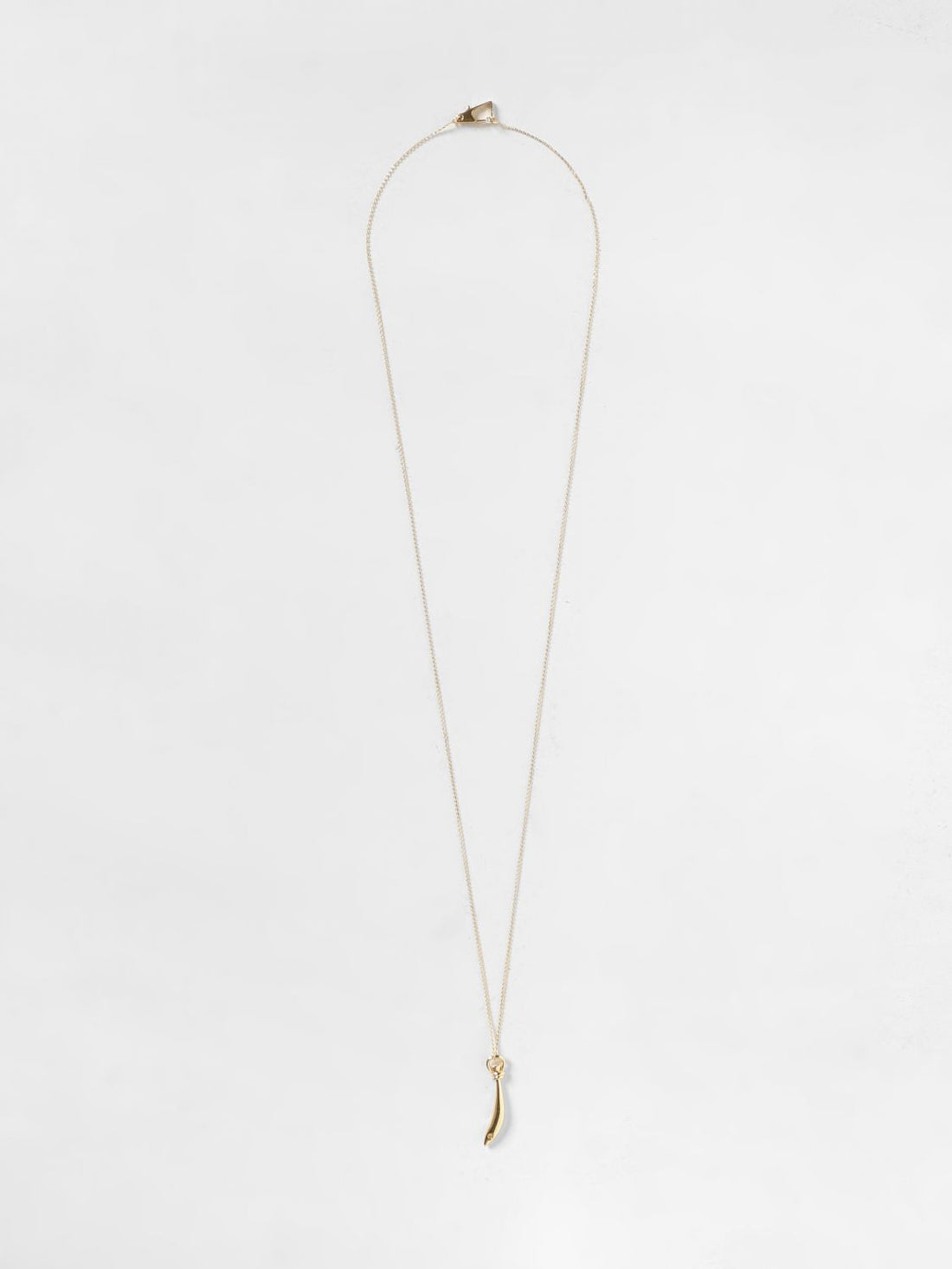 BOTTEGA VENETA OS sardine gold-plated silver necklace with pendant