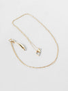 sardine gold-plated silver necklace with pendant