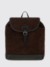 antibes suede backpack with vlogo signature
