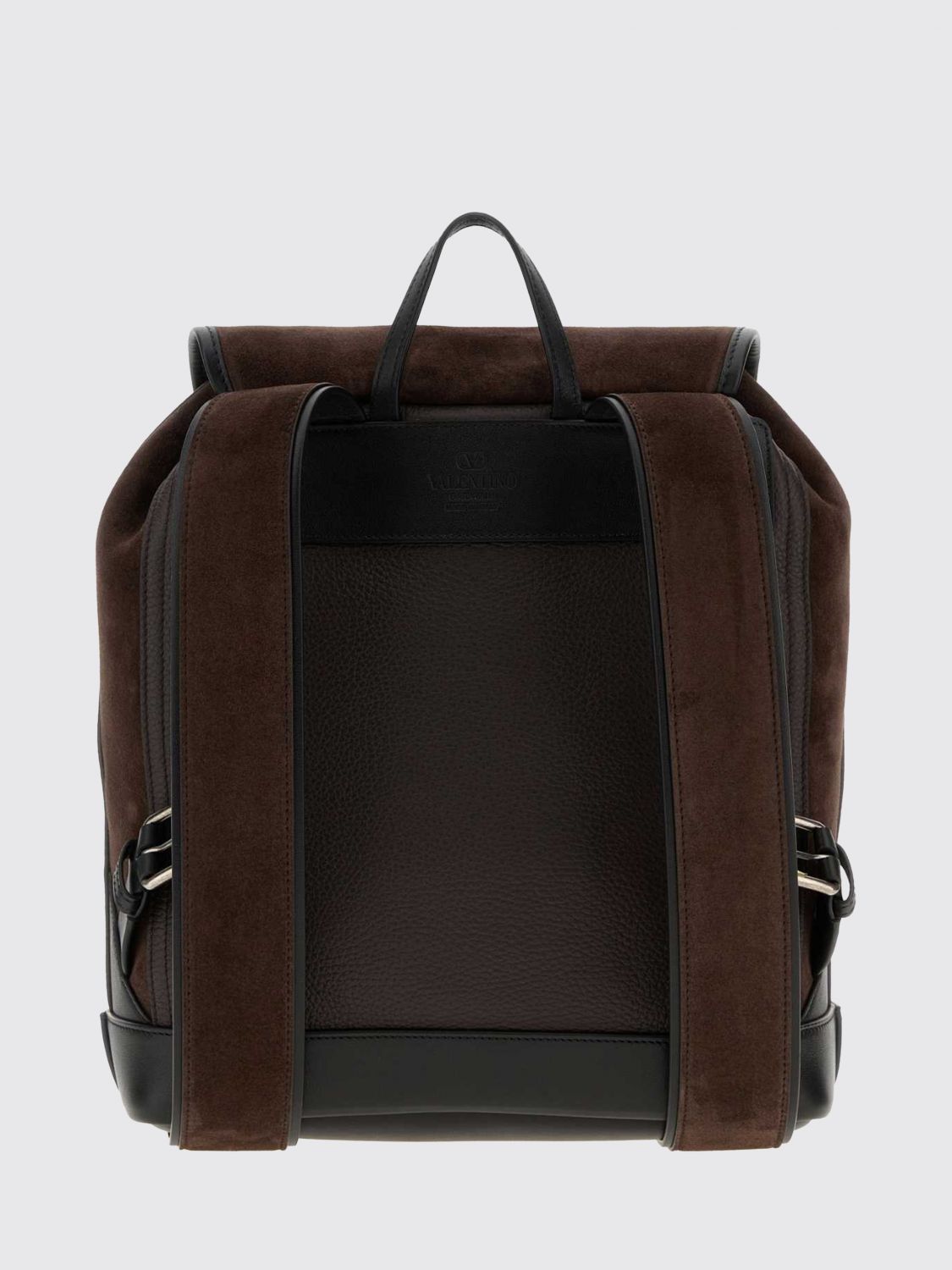 antibes suede backpack with vlogo signature
