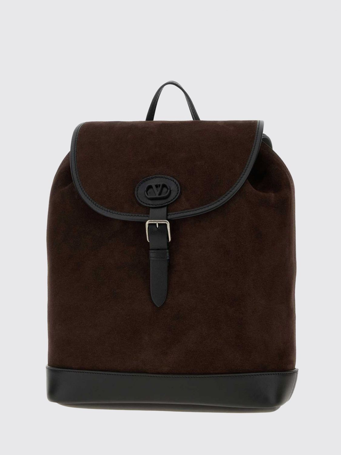 antibes suede backpack with vlogo signature