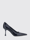 ixia 80 crocodile-effect patent leather court shoes