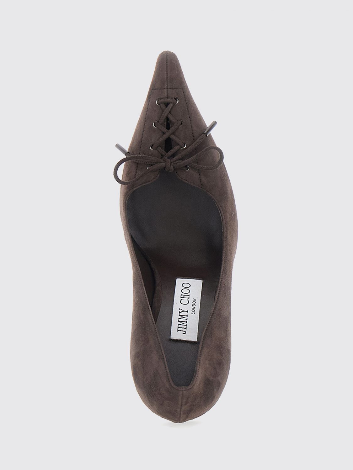 scarlett 95 suede court shoes with bow appliqué