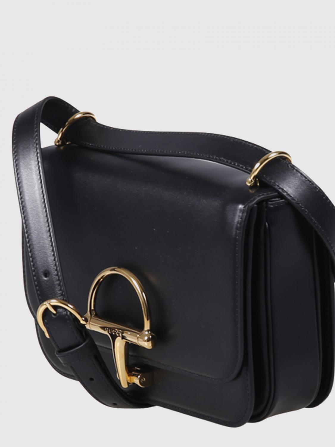 siena calfskin leather crossbody bag with horsebit detail