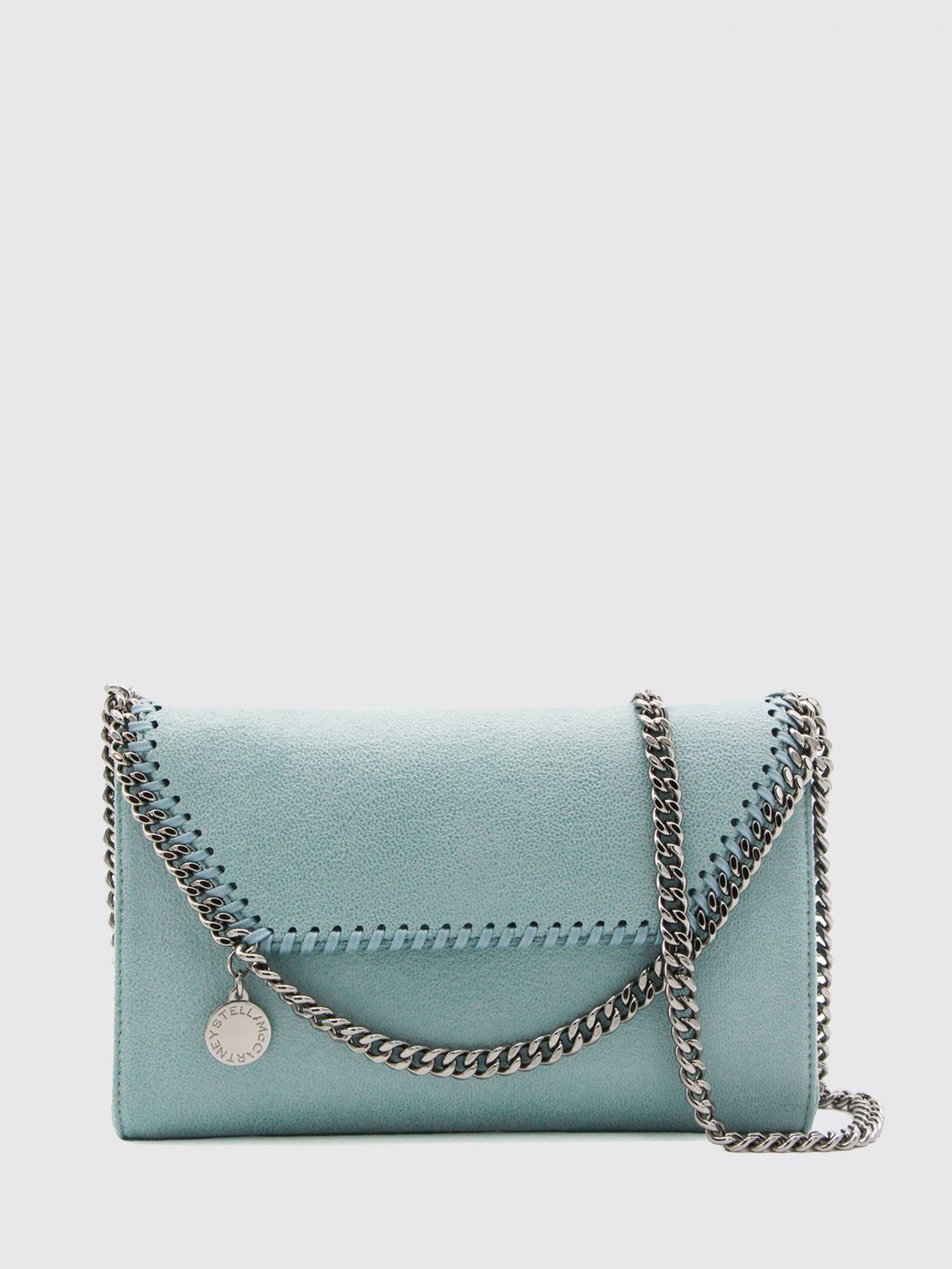 falabella wallet on chain mini bag in eco alter mat