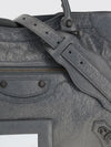 le city medium arena lambskin handbag with studs and mirror