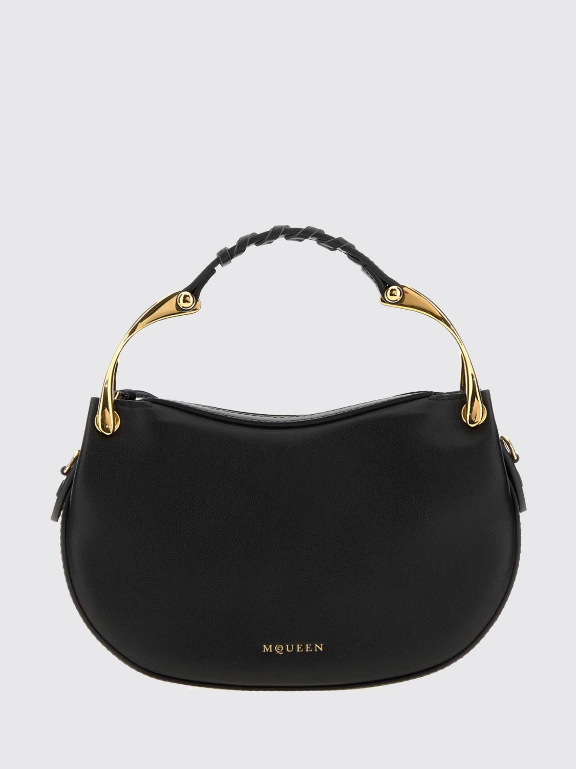 wishbone leather mini handbag with removable shoulder strap