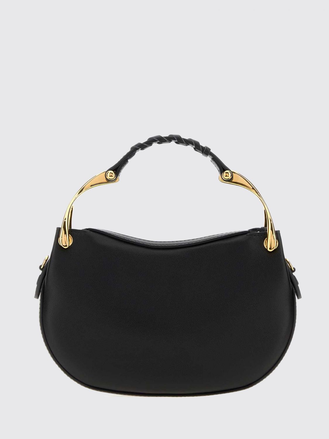 wishbone leather mini handbag with removable shoulder strap