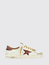 stardan calfskin leather trainers with distressed effect and logo