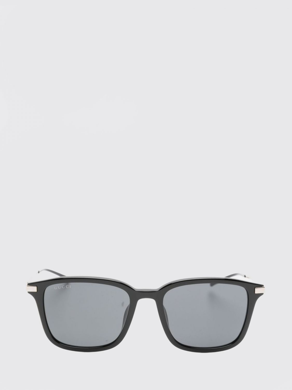 aviator metal and acetate sunglasses with web detail