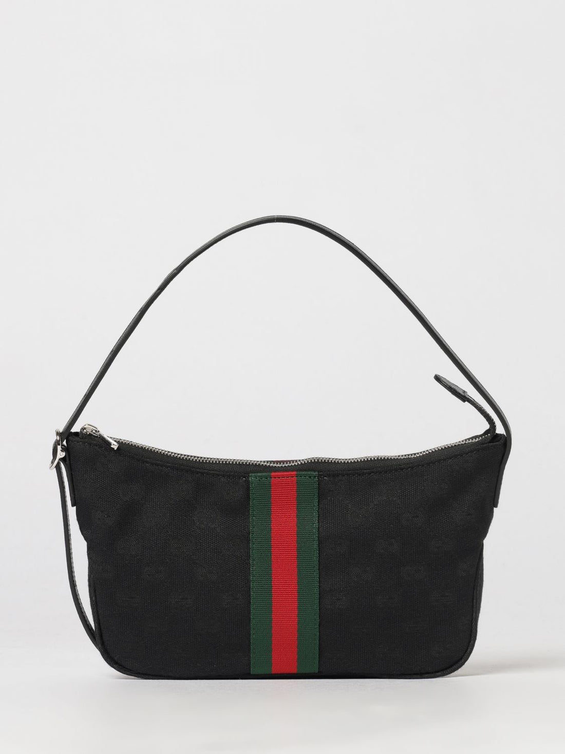 GUCCI OS lunetta striped gg jacquard fabric mini shoulder bag