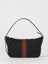 lunetta striped gg jacquard fabric mini shoulder bag