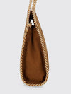 falabella woven faux-suede handbag