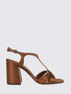kesia high square-heeled satin sandals with ankle strap