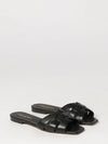 tribute smooth calf leather low-heeled mule sandals