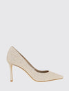 glitter leather pumps with high stiletto heel