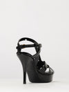 tribute patent leather high heel platform sandals