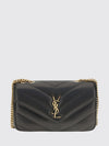 loulou matelassé leather shoulder bag with chevron quilting