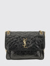 niki shoulder bag in quilted calfskin with ysl monogram