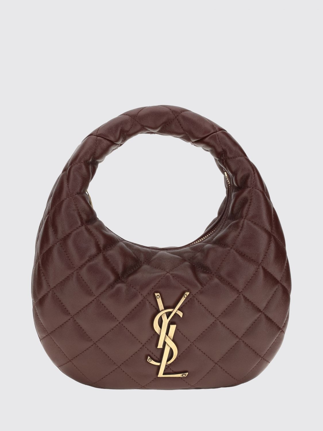 icarino handbag in matelassé nappa with ysl monogram