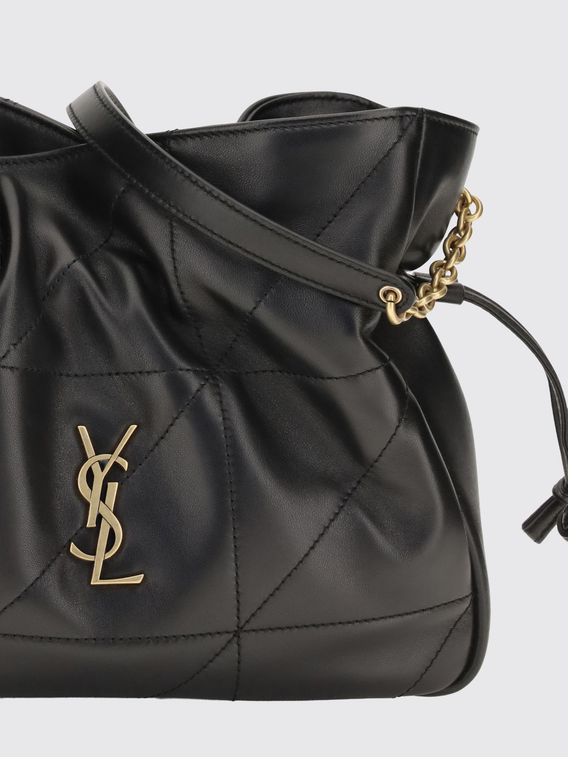 jamie small quilted lambskin bucket bag