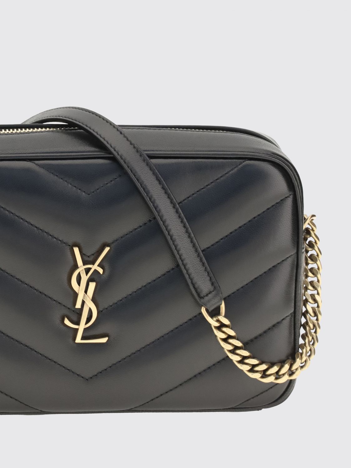 loulou mini bag in matelassé lambskin with monogram