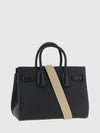 sac de jour grained sheepskin leather handbag with padlock