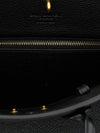 sac de jour grained sheepskin leather handbag with padlock
