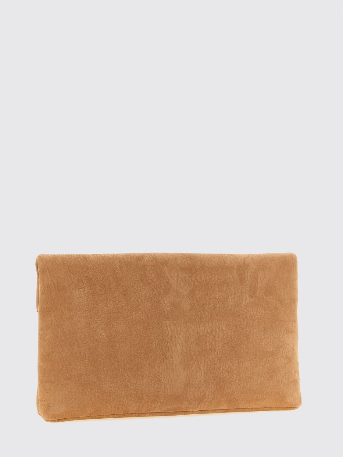 suede calfskin envelope clutch with ysl monogram